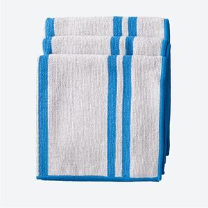 Norwex Face and Body Cloths Set of 3 Marine Stripes NWT